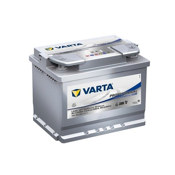 Varta LA60 Professional Dual Purpose AGM Bilbatteri 12V 60Ah