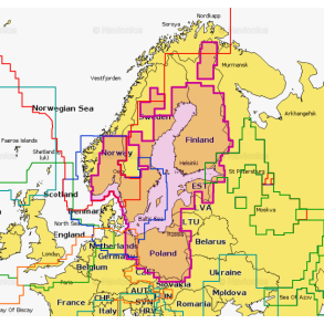 Navionics Plus 44XG - stersen