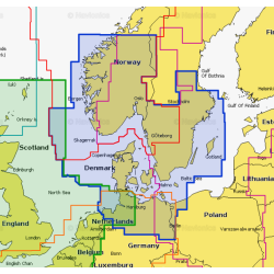 Navionics+ Scandinavian south &amp; Germany North / 45XG / NAEU645L / Large