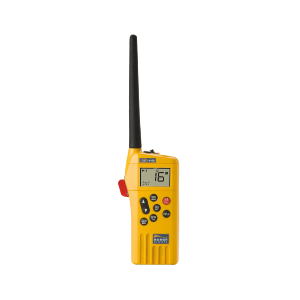 Ocean Signal SafeSea V100 GMDSS VHF Radio inkl. opladeligt Batteri