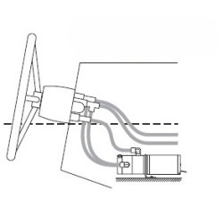 Slangekit ( kort) til autopilot. Konisk eller ORB gevind 