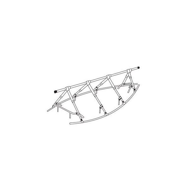 Noa dksstativ med udligger 8m, 3 positioner