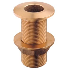 Guidi Gennemfring messing plan/undersnket 1 1/2, 65mm