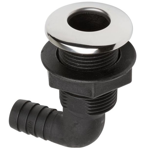 Gennemfring med RF htte 90gr, 1" 19mm