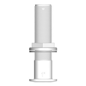 Trudesign Skroggennemfring lang, hvid komposit 1 1/2