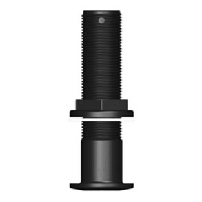 Trudesign Skroggennemfring lang, sort komposit 1 1/2