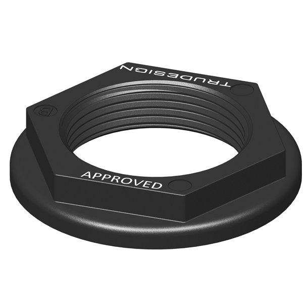 Trudesign Mtrik 1" sort til skroggennemfring