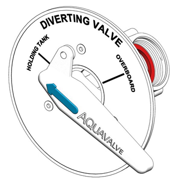 Trudesign 3-vejshane 1 1/2" skotmontering, hvid