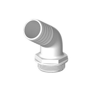 Trudesign Aquavalve slangestuds hvid 120 1 1/2