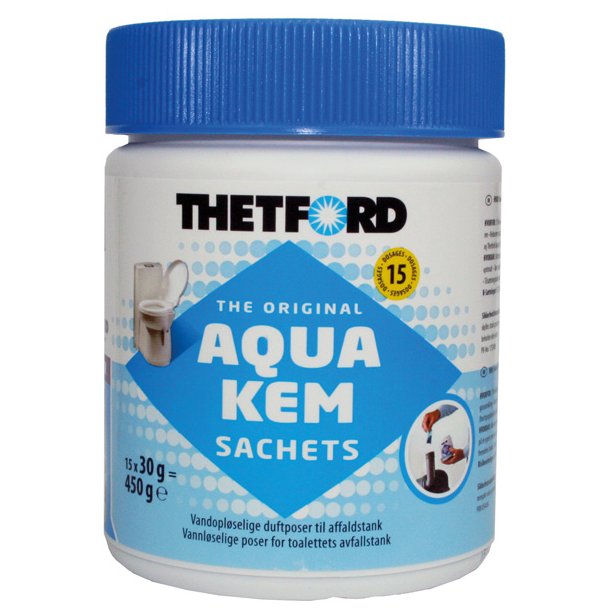 Thetford Aqua Kem Blue Sachets doseringsposer, 15stk
