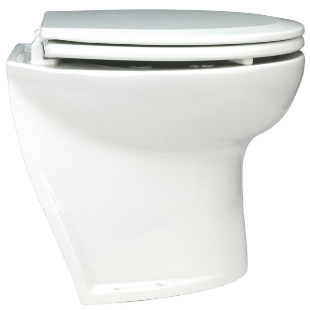 Jabsco toilet "Deluxe" skr bagkant ferskvand 14"