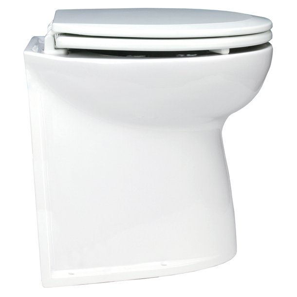 Jabsco toilet ”Deluxe” m/soft close til ferskvand 17", 12V