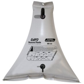 Nuova rade vandtank trekant fleksible 114x21x116cm, 100L