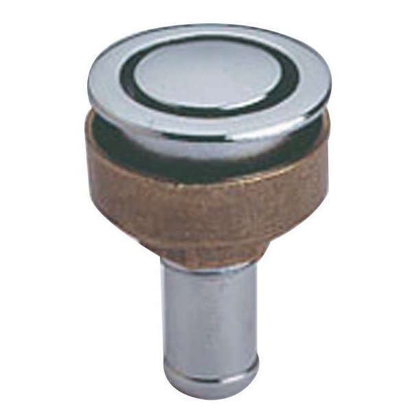 Tankudluftning forkromet messing