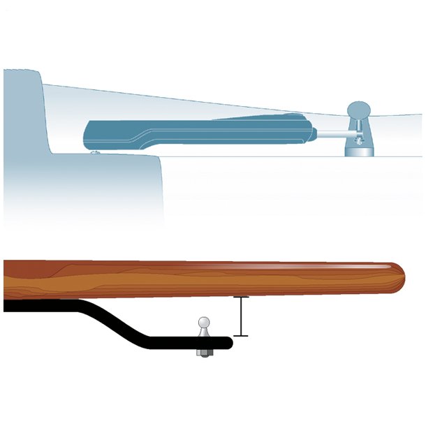 Simrad rorpindsbeslag, 60mm