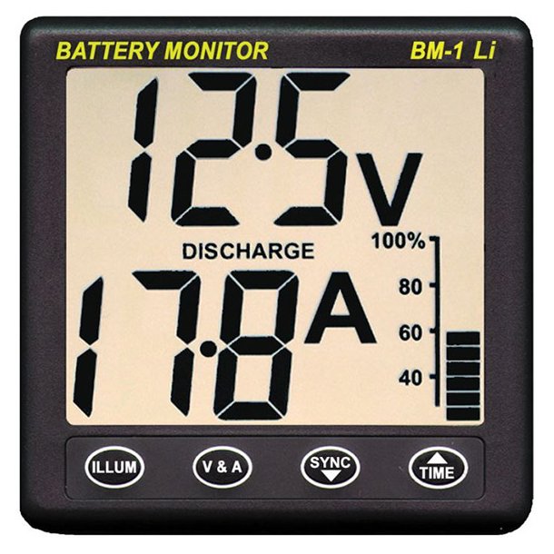 Nasa Clipper Lithium batteri monitor BM-1, 12V