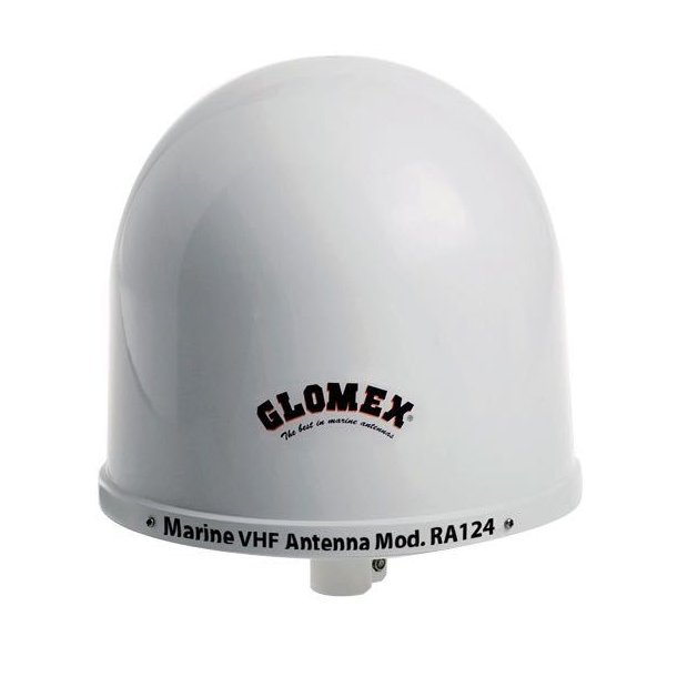 Glomex RA124 VHF antenne med 9m kabel, PL259 stik & beslag