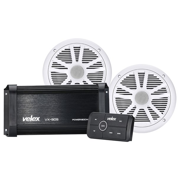 Velex Marine bluetooth kit med hjtaler og betjening