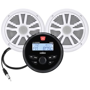 Velex marine radio st DAB+/FM med 2 hjttaler 6,5