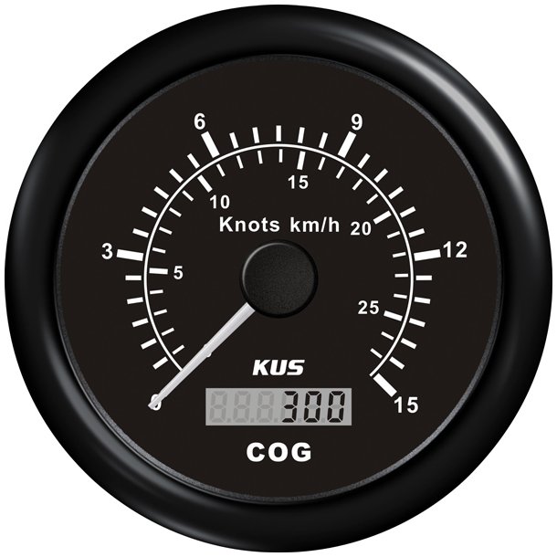 KUS GPS speed 0-15knob, sort