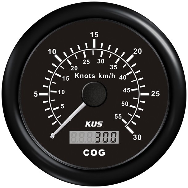 KUS GPS speed 0-60knob, sort