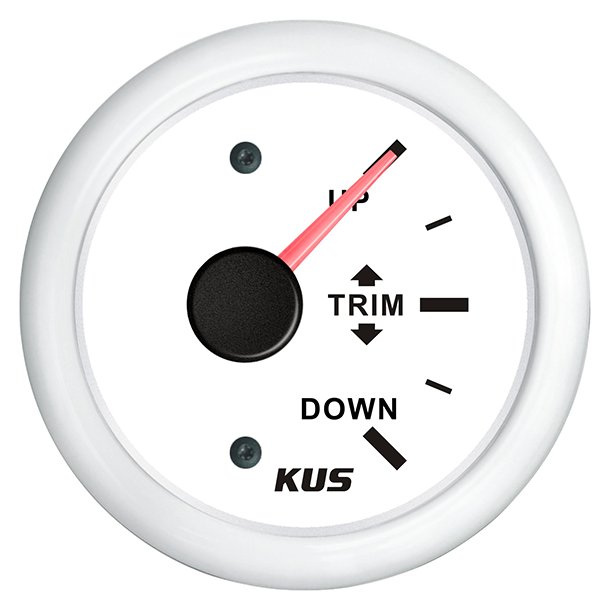 Kus trimindikator, hvid 0-190ohm