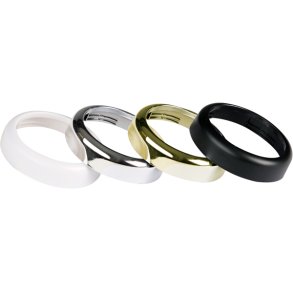 KUS frontring sort, 85 mm