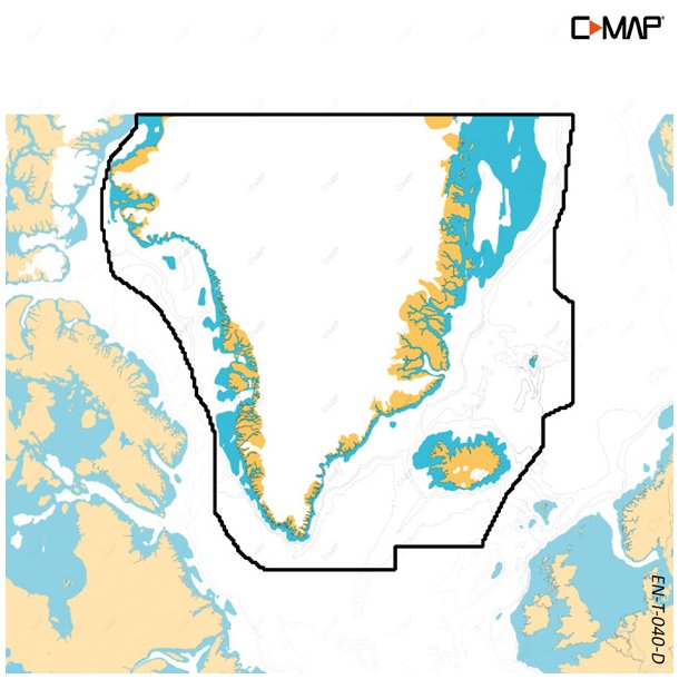 C-Map Discover X, Grnland & Island "kun ved kb af plotter"