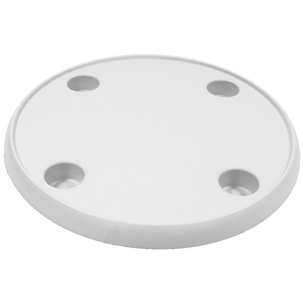 Springfield rund bordplade af hvid ABS