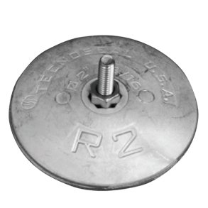 Tecnoseal Alu tallerken anode st, 72mm