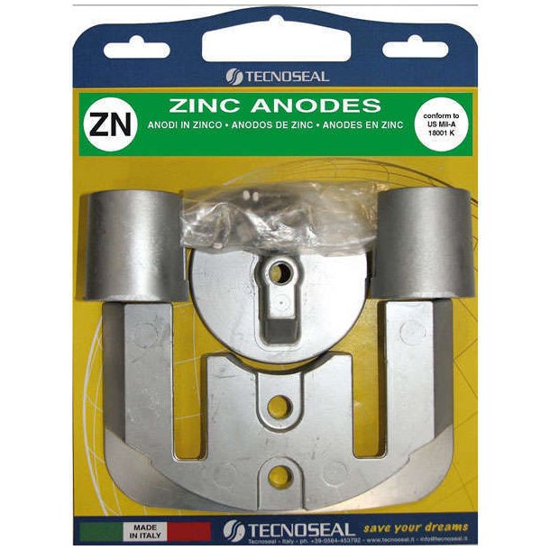Tecnoseal zink Anode kit mercruis.bravo ii-iii