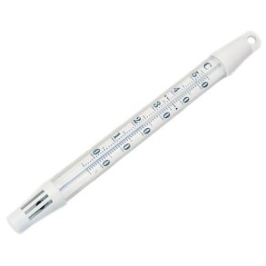 Badevandstermometer i plast med lod