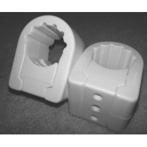 Pulpitfste hvid ucix-1 2 stk