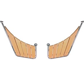 Badeplatform til snekke, 95/43x53 cm