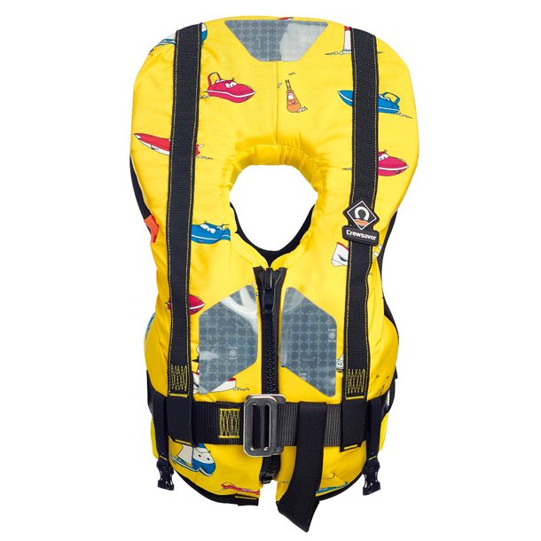 Crewsaver Supersafe redningsjuniorvest 150N, Gul <15kg