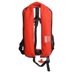 1852 Classic automatisk oppustelig vest ISO 165N, Rd