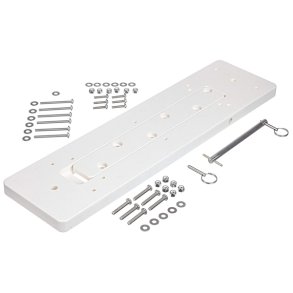 Monteringsbeslag til motorguide  saltvand hvid