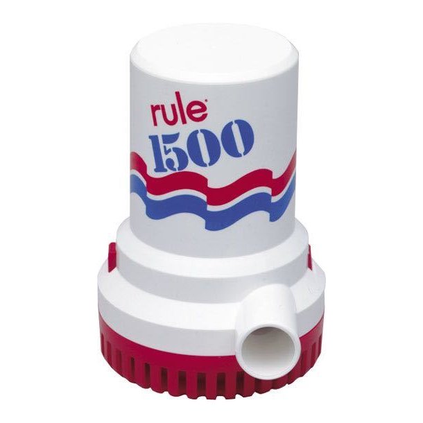 Rule lnsepumper 1500 GPH, 24V