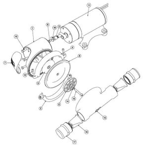 Servicekit til Jabsco membranpumpe