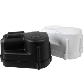 Exalto dksel for viskermotor, sort