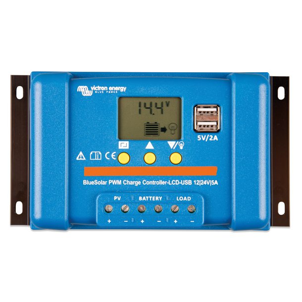 Victron Bluesolar PWM-LCD & USB, 12/24V 5A