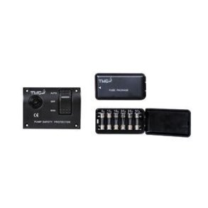 TMC pumpepanel med 6 sikringer og sikringsboks, 24V