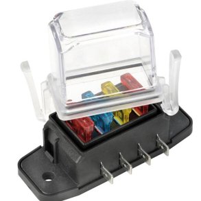 Vandt�t sikringsholder til 10 bladsikringer