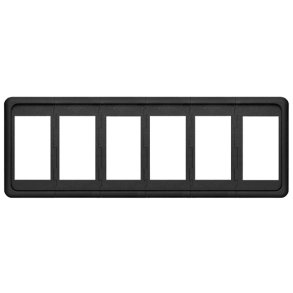 Blue Sea monteringspanel til 6 kontakter