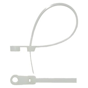 Strips med hul hvid 220 x 4,3mm, 20 stk