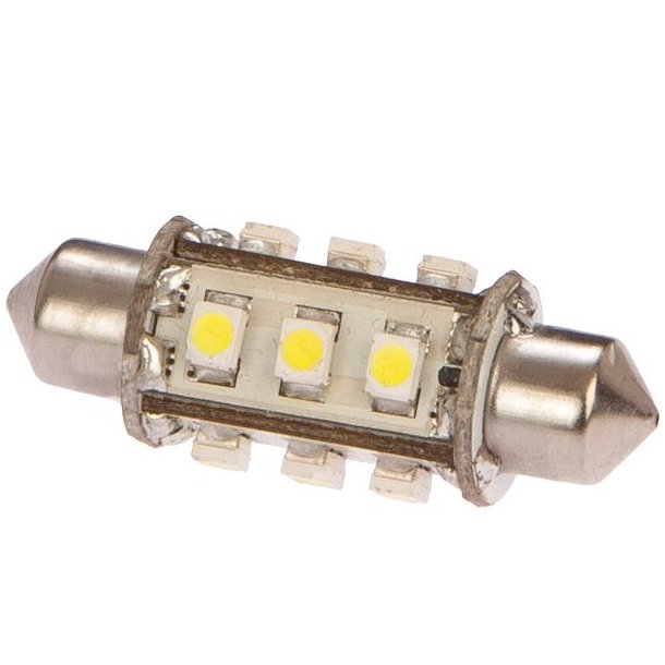 NauticLed navigation LED pinolpre 37mm - Hvid