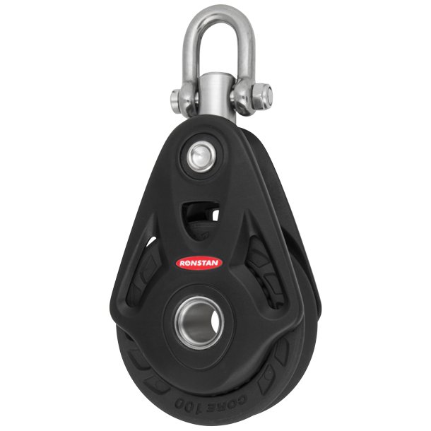 Ronstan Core blok enkelt med svirvel, serie 100