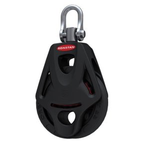 Ronstan Orbit enkeltblok med svirvel og hundsvot, serie 55