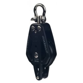 Rutgerson enkeltblok med hundsvot 80 mm