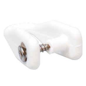 Sjkel hvid nylon 6mm til skrue